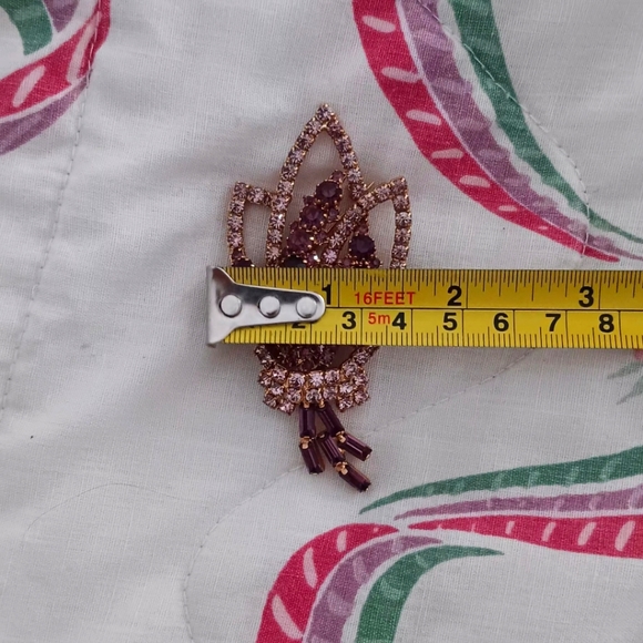 Rhinestone Brooch - Picture 7 of 7